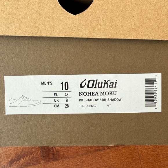 OluKai Nohea Moku. US Men’s 10. Dark Shadow - Picture 8 of 8